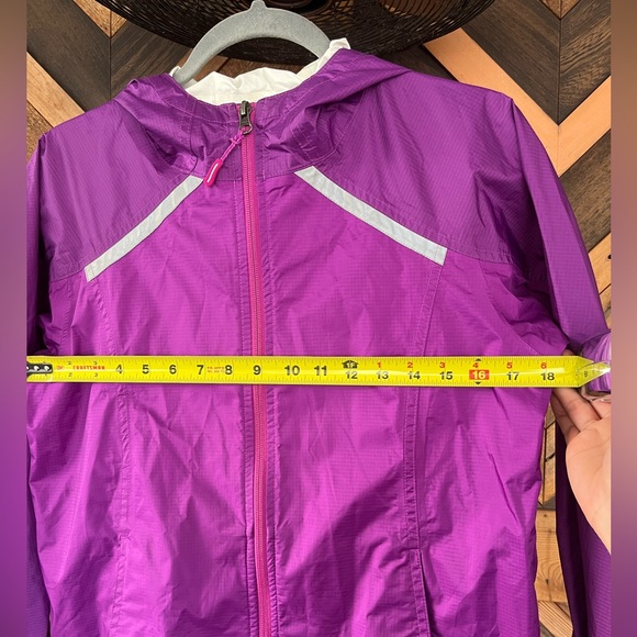 L.L. Bean Girls Large 14-16 Purple Rain Jacket - Picture 10 of 11